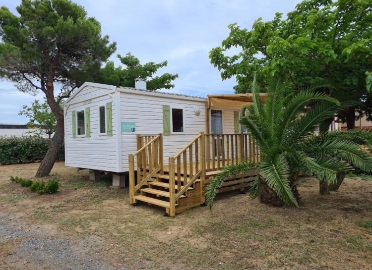 Mobil Home Camping Des 7 Fonts Агде Екстериор снимка